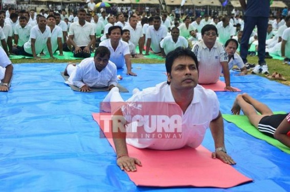Carry on Yoga to stay healthyâ€™ : Tripura CM 
